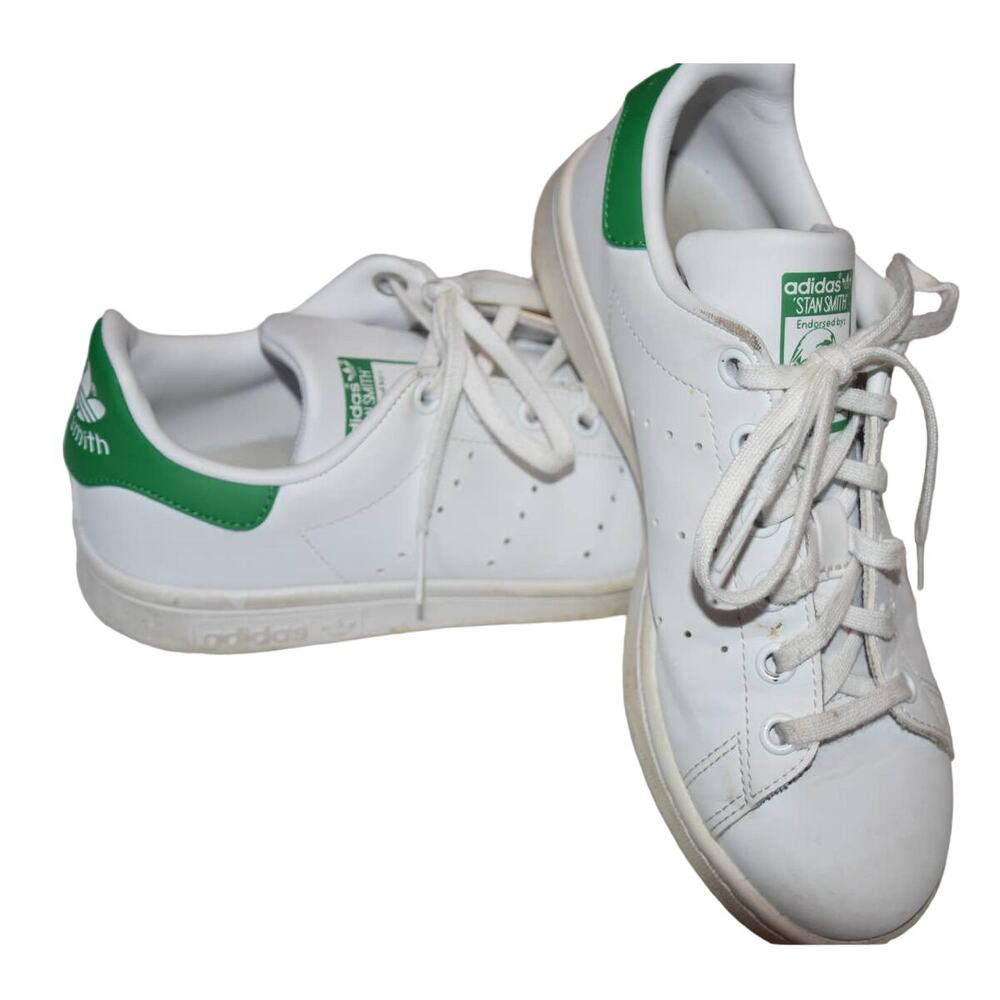 Adidas Stan Smith Originals, Kids size 4, White and Green, Great Condition!